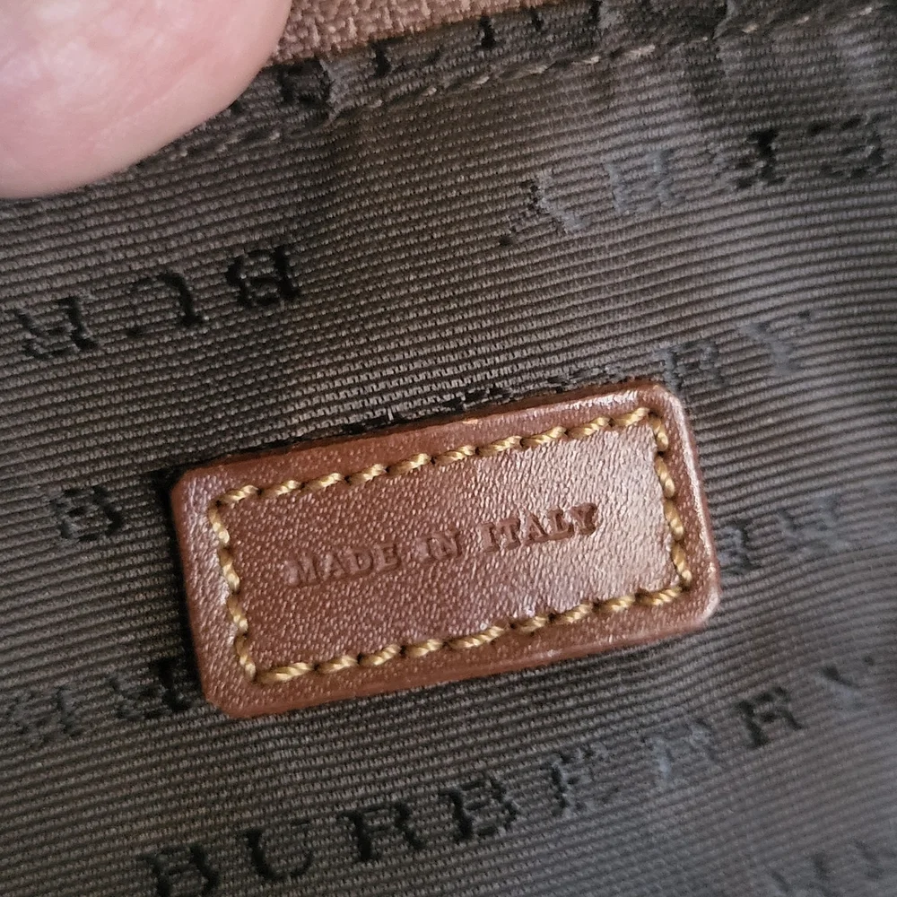 BurberryBurberry Nova Check Hand Bag, Crossbody Pvc Leather, Authentic. w/COA - Picture 14 of 16